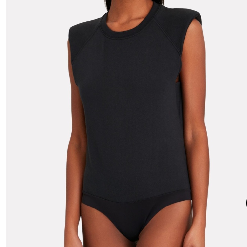New JONATHAN SIMKHAI STANDARD
Channing Padded Shoulder Bodysuit Size XS - Picture 2 of 8